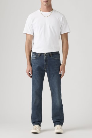 Jeans hoge taille straight - Grijs