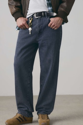 Rechte Jeans 568™ - Donkerblauw - Zwart