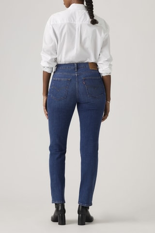 Rechte Jeans Hoge Taille 724™ - Indigoblauw - Blauw