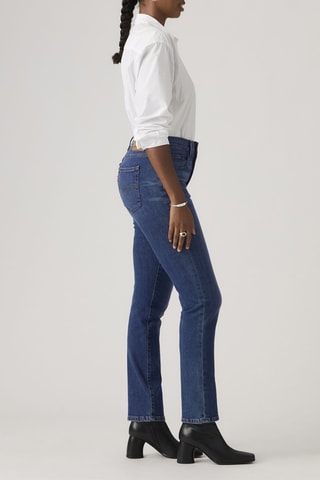 Rechte Jeans Hoge Taille 724™ - Indigoblauw - Blauw