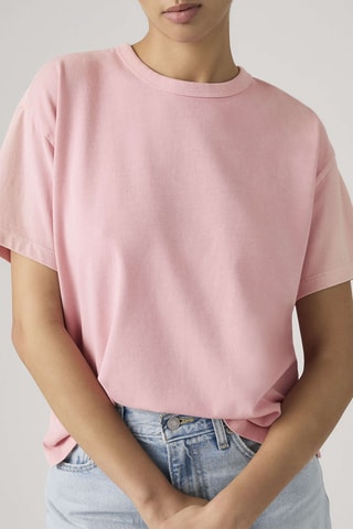 T-shirt Vintage Garment Dye Fa191914 Cora - Roze