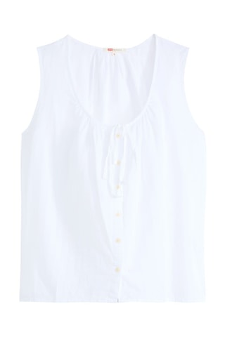 Mouwloze top - Wit - Wit