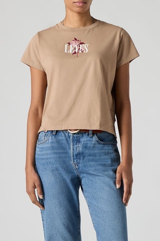 T-shirt Graphic Boxy - Rose