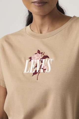 T-shirt Graphic Boxy - Rose