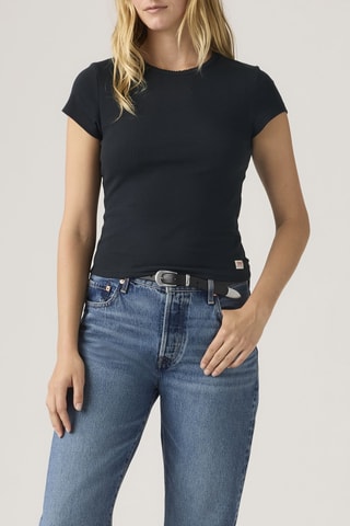 Top Dry Goods Night Pointelle - Zwart