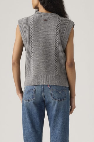 Mouwloos Wollen Vest Ines - Grijs - Grijs