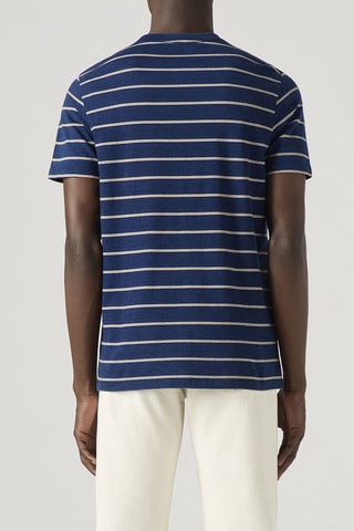 T-shirt Original - Blauw - Wit en blauw