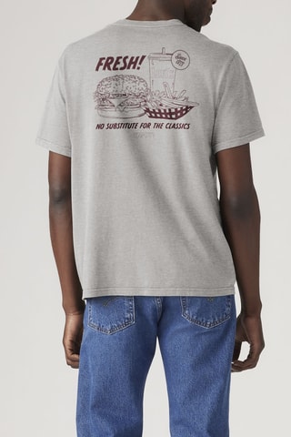 T-shirt Relaxed Fit Fresh Mid Tone - Grijs