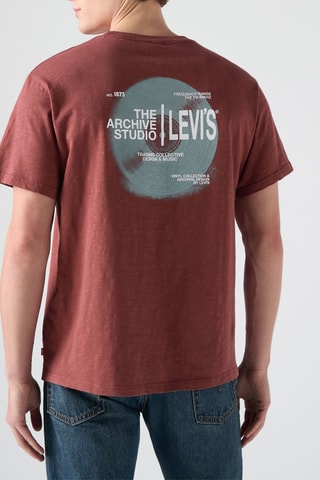 Relaxed T-shirt - Steenrood - Rood
