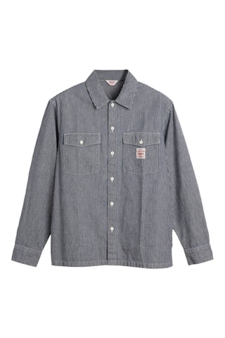 Jasje LS Worker - Indigoblauw - Blauw