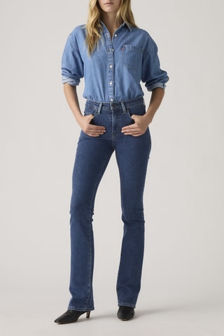 Jeans met Hoge Taille - Blauw