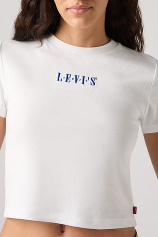 T-shirt Essential Sporty Esport Serif - Wit