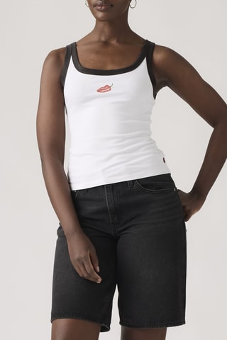 Top Essential Spicy Pepper W Glitter - Zwart