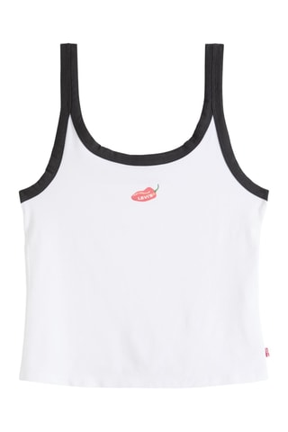 Top Essential Spicy Pepper W Glitter - Zwart