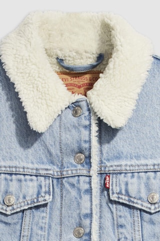 Spijkerjasje Original Sherpa Trucker Feeling Everything - Lichtblauw