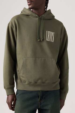 Sweater met Capuchon Relaxed - Groen - Groen