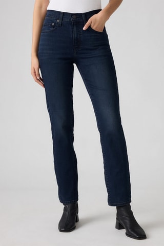 Jeans 724™ High Rise Straight - Donkerblauw - Blauw