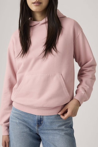 Sweater met Capuchon Heritage Hoodie H225 Garment Dye Zephyr - Lichtroze