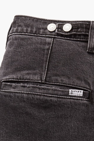 Jeans hoge taille Ribcage Straight Ankle - Zwart - Zwart