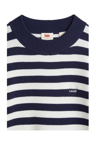 Trui - Wit en Marineblauw - Wit en blauw