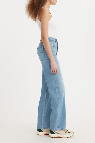 Jeans Ribcage - Hemelsblauw - Bruin