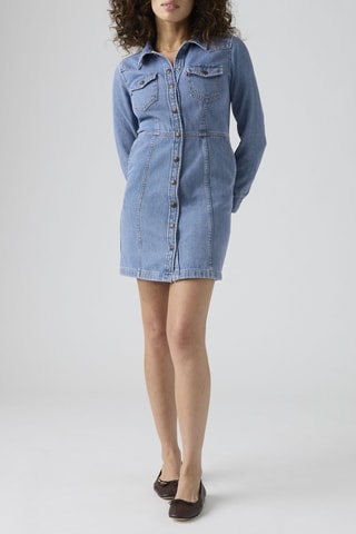 Spijkerblouse-jurk Flynn Western Core Dreringing Bel2 - Blauw
