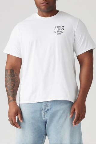 T-shirt Big Relaxed Fit - Wit