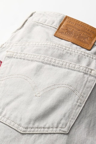 Jeans Wide Legs Baggy - Wit - Grijs