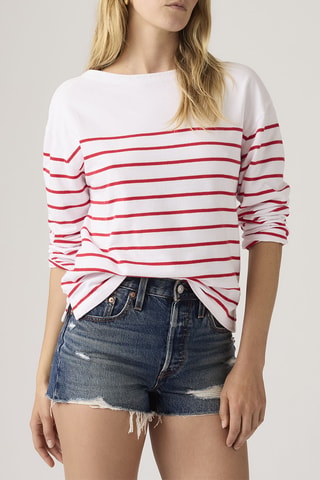 T-shirt Marin Stripe - Wit