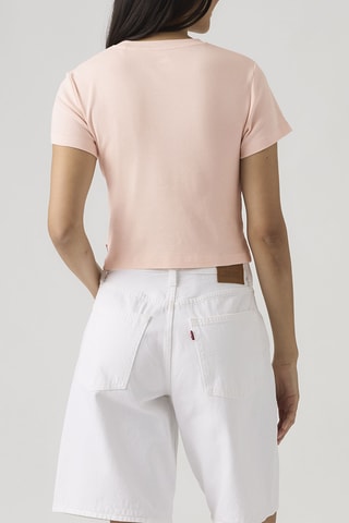 T-shirt Essential Sporty Heart Strawberry - Roze