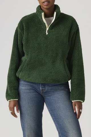 Sweater Gemma Sherpa Mountain View - Groen
