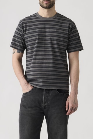 T-shirt  Tab Vintage Rheem Overdye Stripe - Grijs