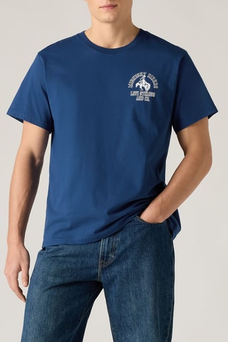 T-shirt Relaxed Fit Midnight Riders - Zwart