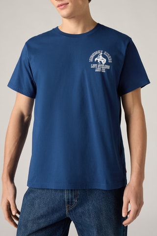 T-shirt Relaxed Fit Midnight Riders - Zwart