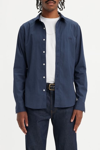 Overhemd Slim Fit - Blauw - Blauw