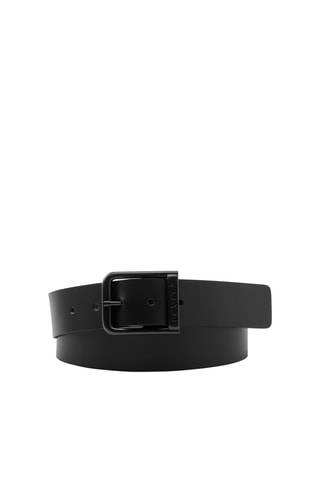 Leren Riem Alderpoint Zwart - Zwart