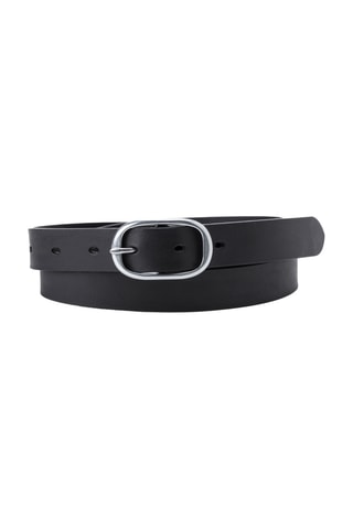 Leren Riem Charlie - Zwart