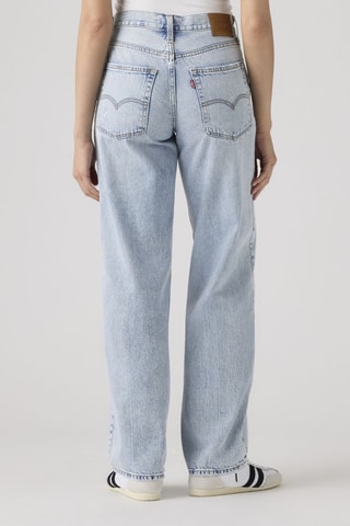 Jeans met Hoge Taille - Blauw