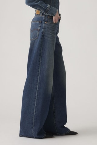 Jeans wide legs - Indigoblauw - Blauw