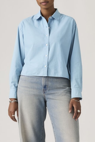 Blouse - Hemelsblauw - Blauw