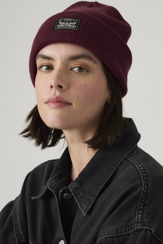 Muts Backpatch Beanie - Bruin