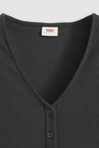 Top Muse Caviar Rib - Zwart
