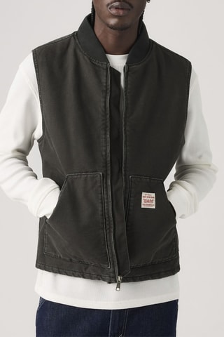 Mouwloos Vest Sansome - Zwart - Zwart