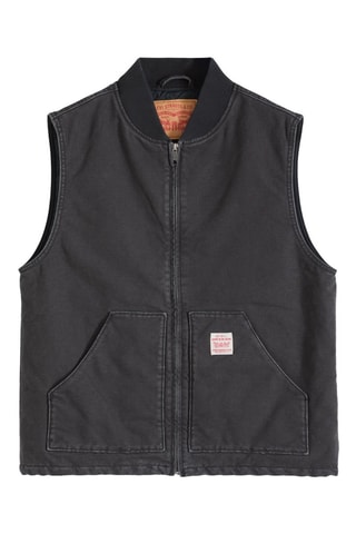 Mouwloos Vest Sansome - Zwart - Zwart