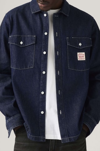 Jeansoverhemd Worker Ww Rinse Work Repeat - Blauw