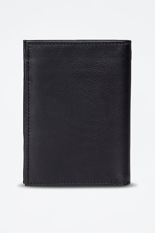 Leren Portefeuille Vintage Zwart - Zwart