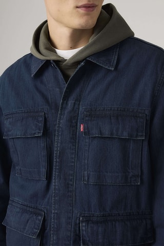 Spijkerjasje Frisko Jacket Ink Smudge - Marineblauw