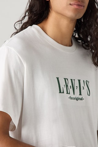 T-shirt relaxed - Wit - Wit