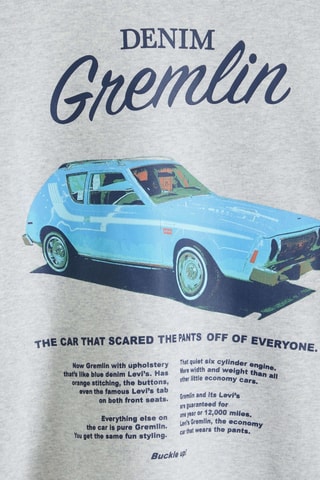 Sweater Relaxd Graphic Crew Coastal Creative Lig - Grijs