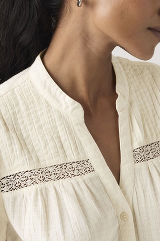 Blouse Madeline Tunic Tofu - Wit